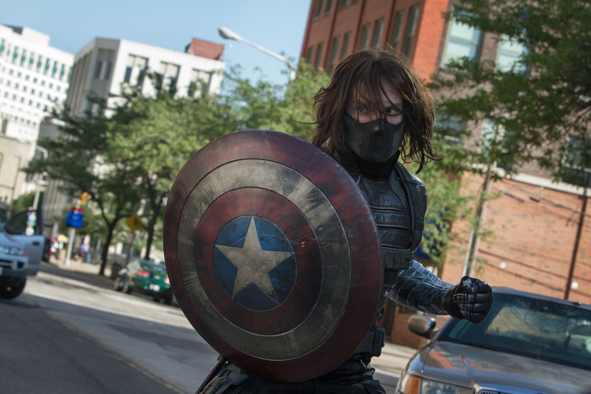 Sebastian Stan in Marvel's 'Captain America: Winter Soldier'