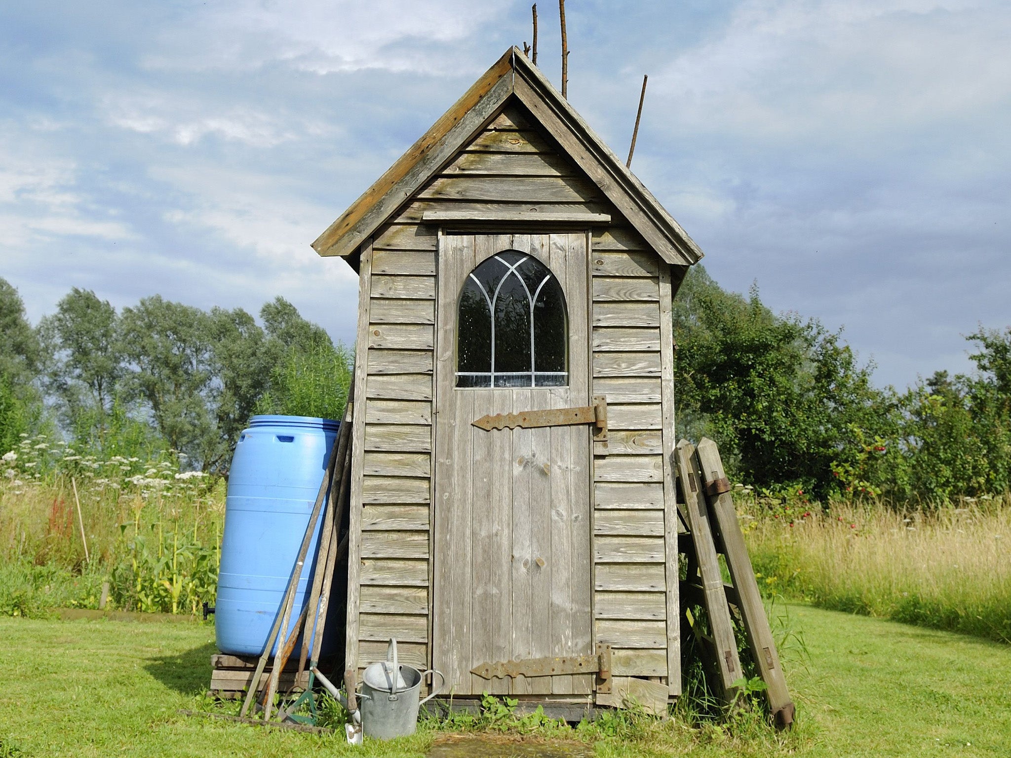 File image: A man locked his wife in a garden shed because she insulted his recently deceased mother