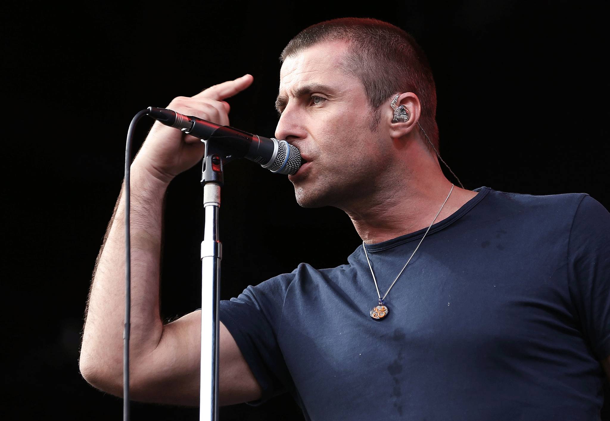 Liam Gallagher performs with Beady Eye in Sydney earlier this year