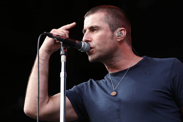Liam Gallagher performs with Beady Eye in Sydney earlier this year