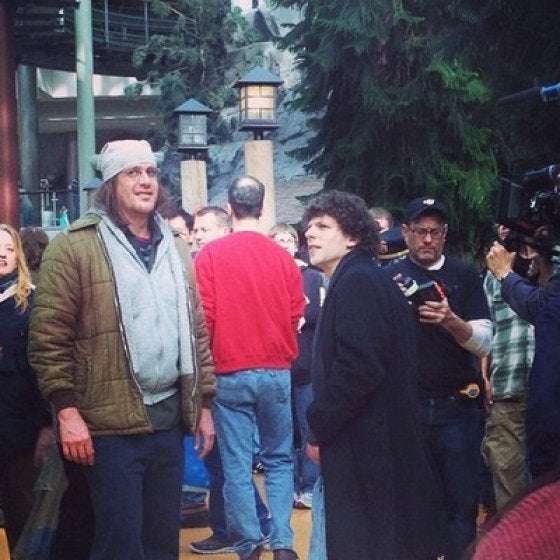 Jason Segel and Jesse Eisenberg in The End of the Tour
