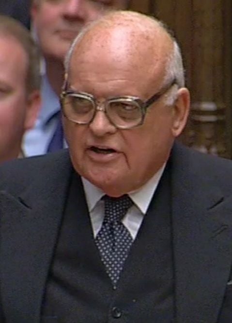 Britain's longest-serving MP Sir Peter Tapsell speaking in the House of Commons, as he has announced he is to stand down at the next general election. The Conservative will tell his local association tonight that he will not fight the 2015 campaign. Sir P