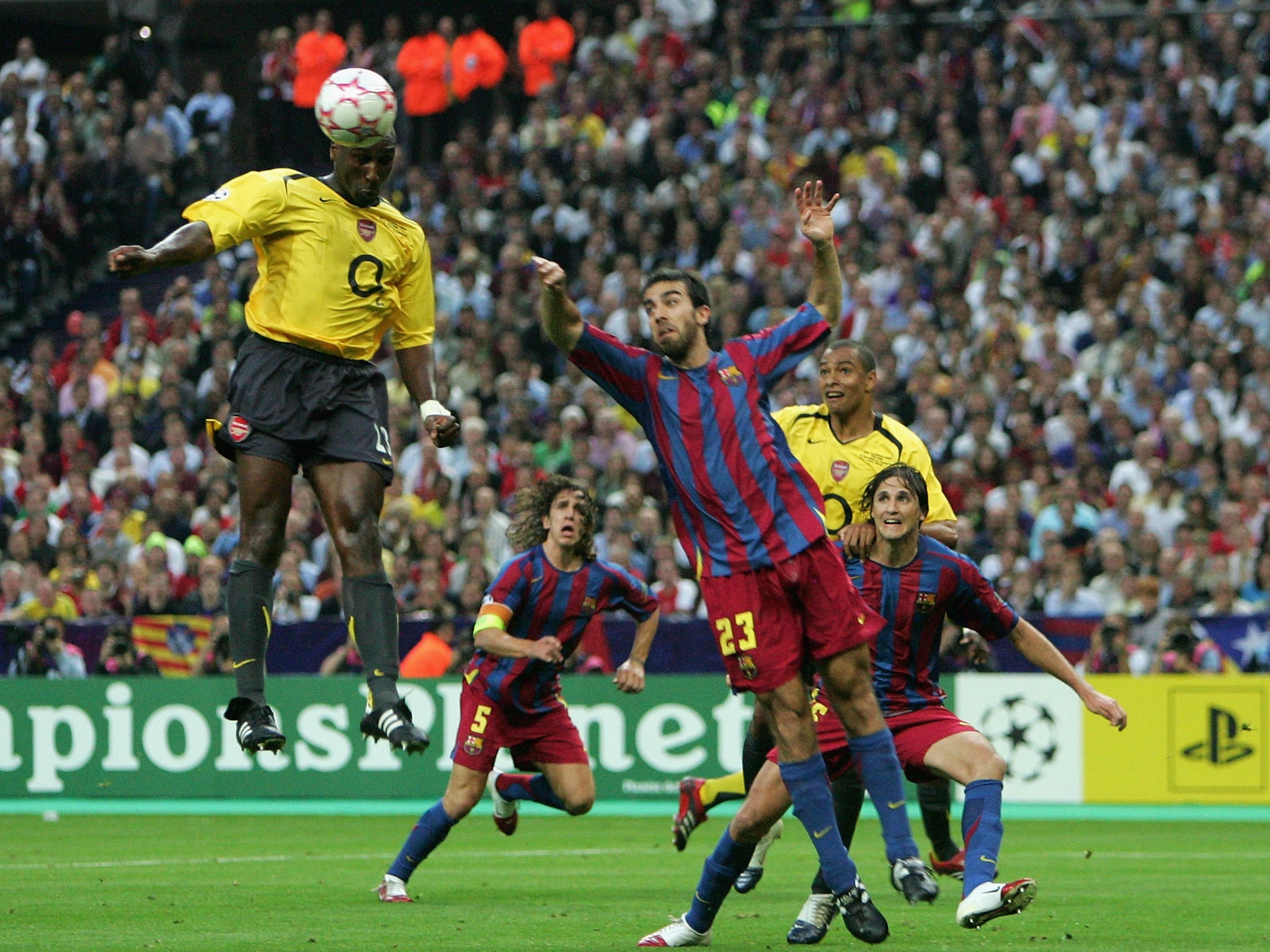 Campbell had a glittering playing career, even scoring in a Champions League final