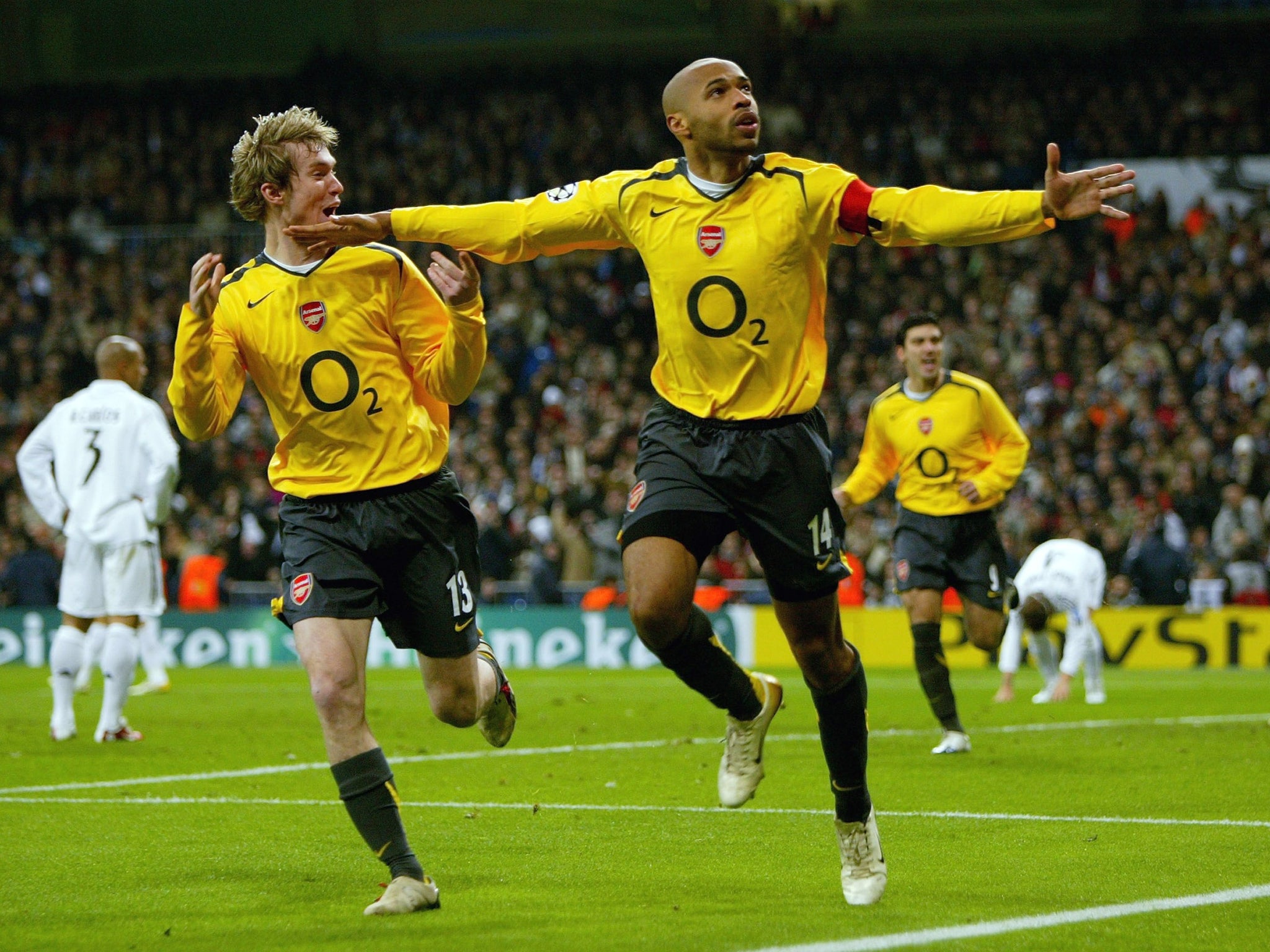 Thierry Henry made a name for himself at Arsenal