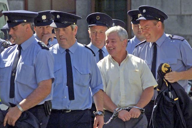 John Gilligan leaves the Court of Appeal in Dublin in 2003