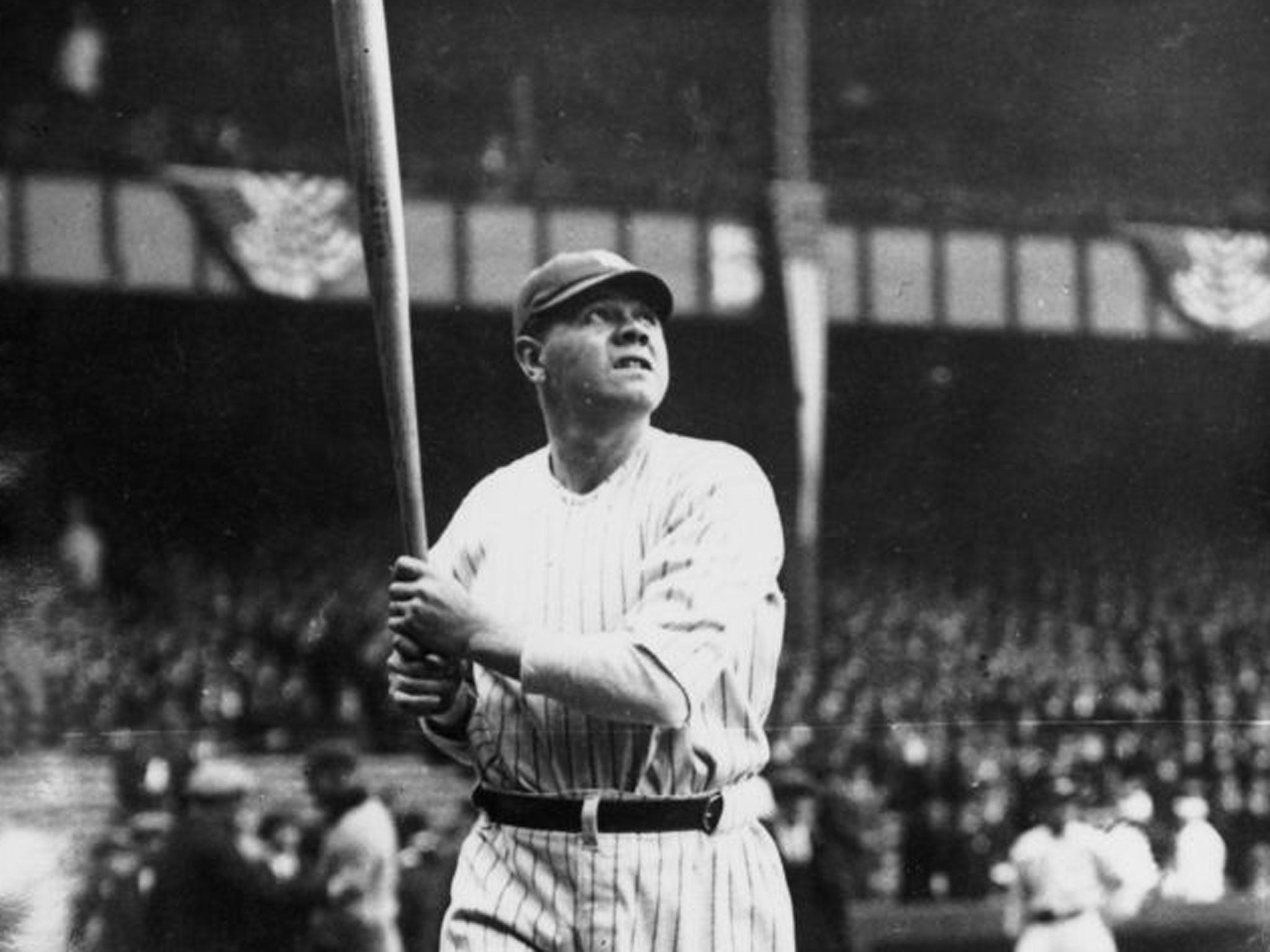 American baseball player George Herman Ruth known as 'Babe' Ruth