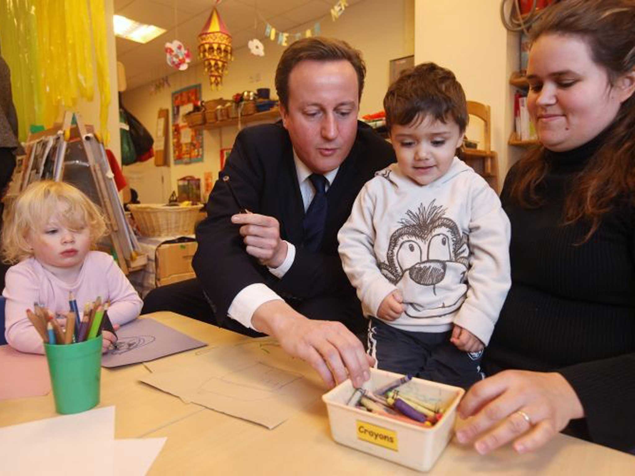 David Cameron knows that help with childcare costs will put a million women in the workforce