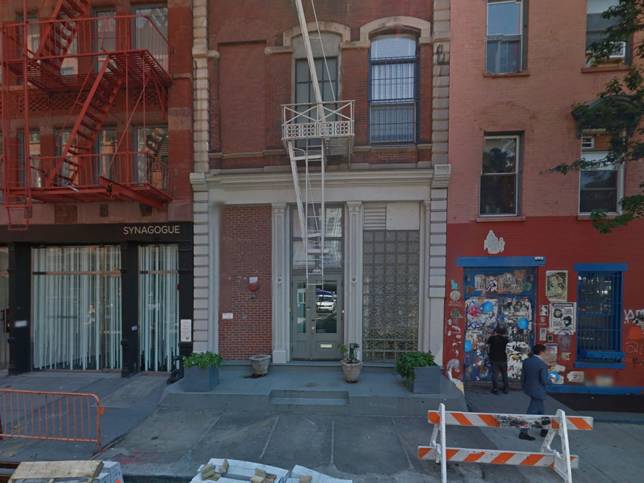 The incident happened in a building on SoHo's Crosby Street