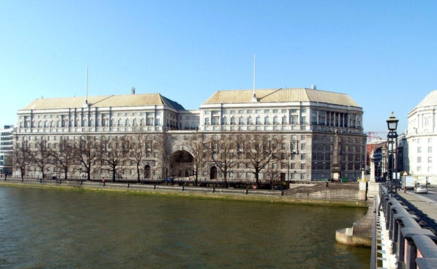 The MI5 headquarters at Millbank by the Thames