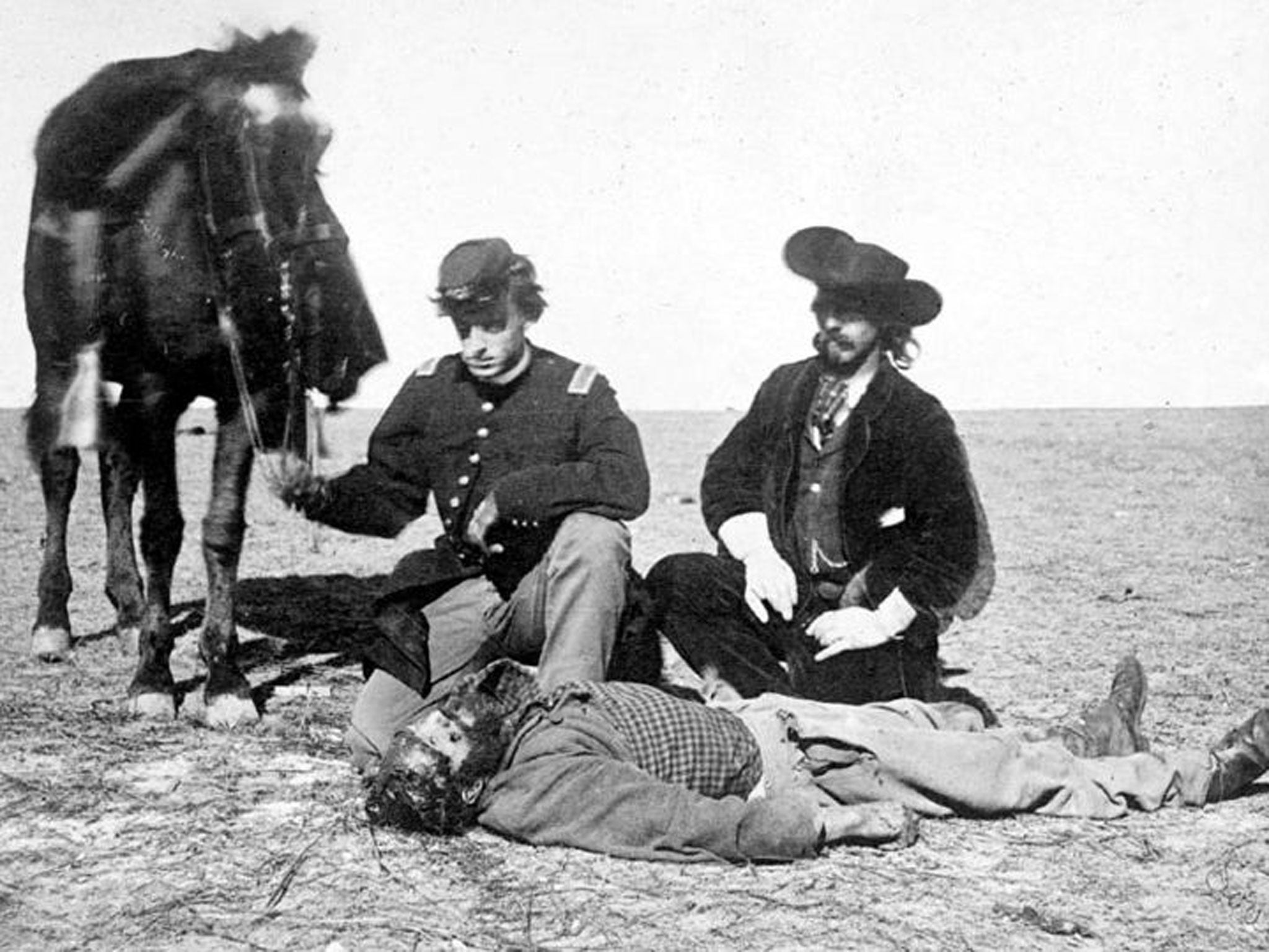 Buffalo hunter Ralph Morrison, who was killed and scalped by Cheyennes in December 1868 near Fort Dodge, Kansas