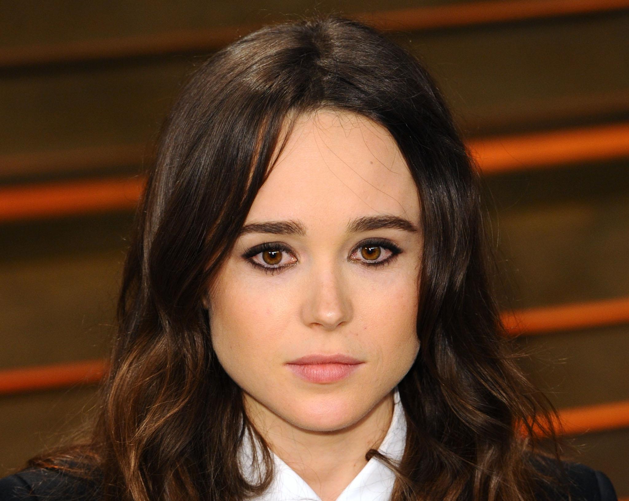 Ellen Page has hit out at the Queen's honour for Maurice Mills 