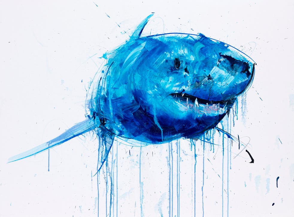 Dave White's 'Apex (Great White) II' is on display at Chelsea's Loughran Gallery until 5 April