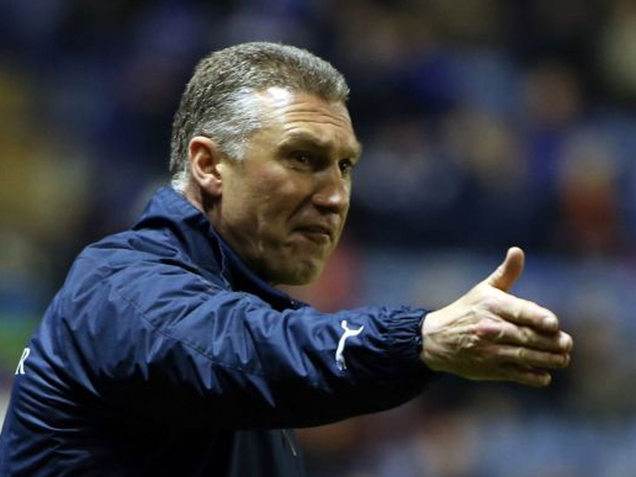 Nigel Pearson the manager of Leicester