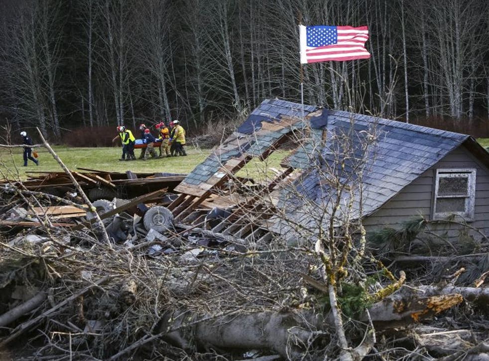 Washington Mudslide 90 Residents Remain Missing On Fifth Day Of Search The Independent The 