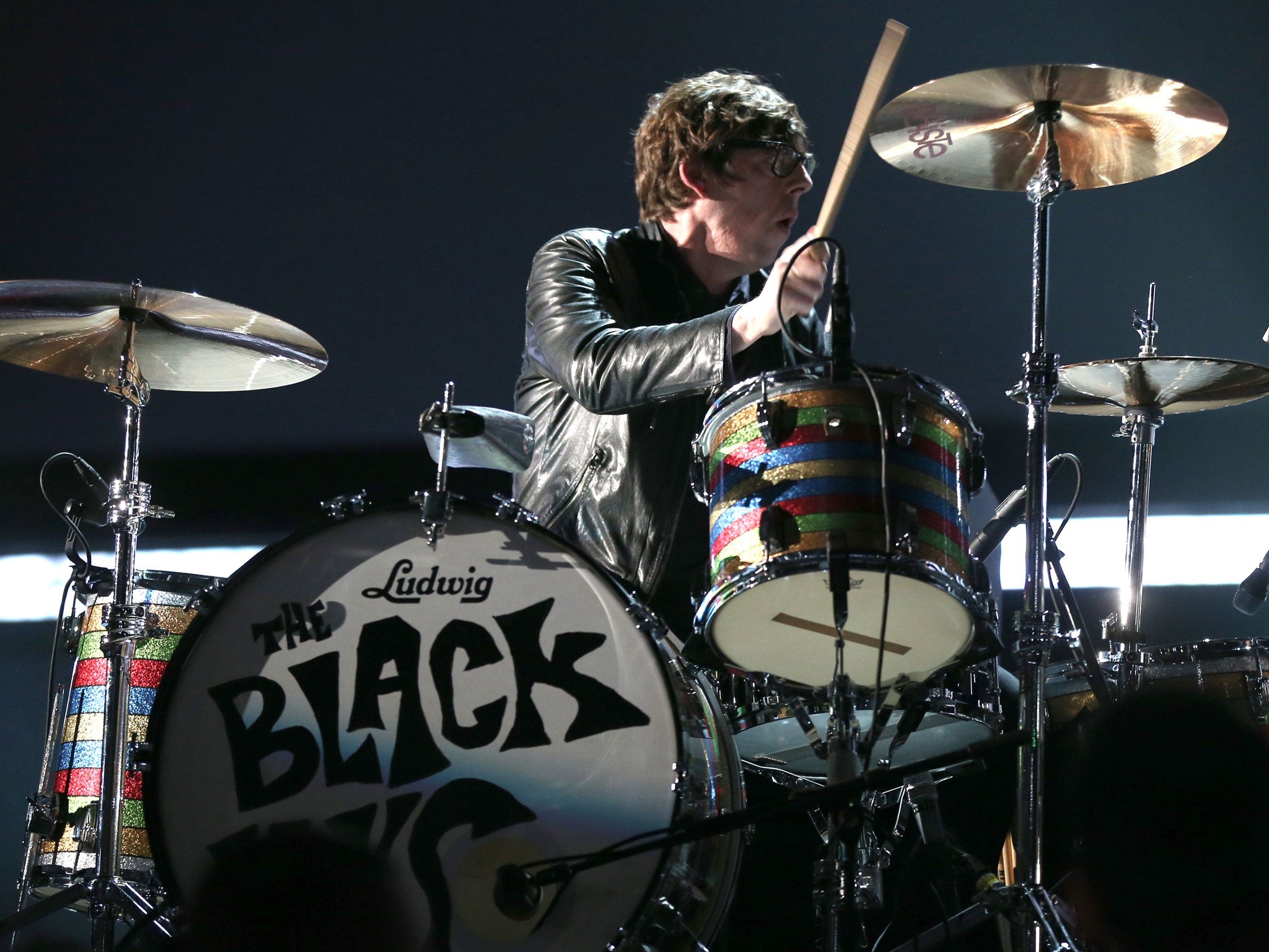 Drummer Patrick Carney of The Black Keys, who will be performing at Glastonbury 2014