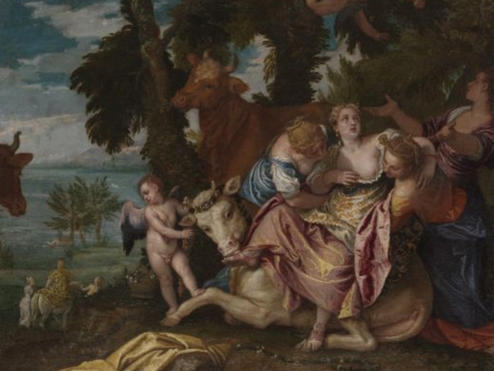 ‘The Rape of Europa’ (about 1570)