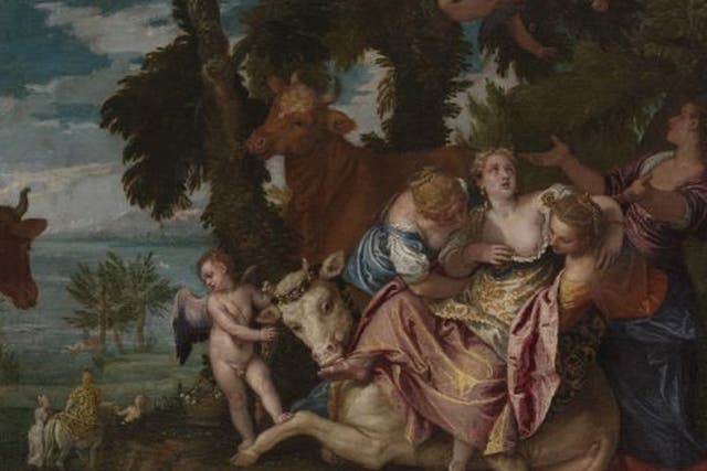 ‘The Rape of Europa’ (about 1570)