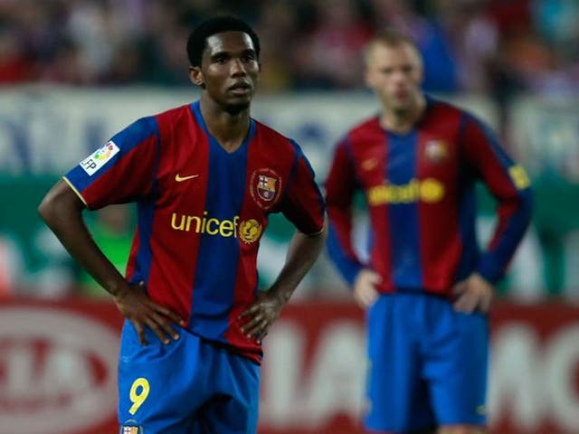 Samuel Eto’o this week revealed his run-ins with Pep Guardiola when he became Barcelona coach in 2008