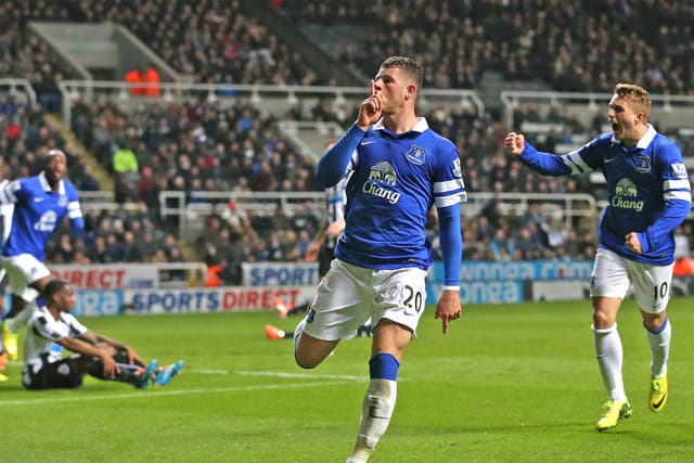 Ross Barkley silenced the Newcastle home fans after 22 minutes