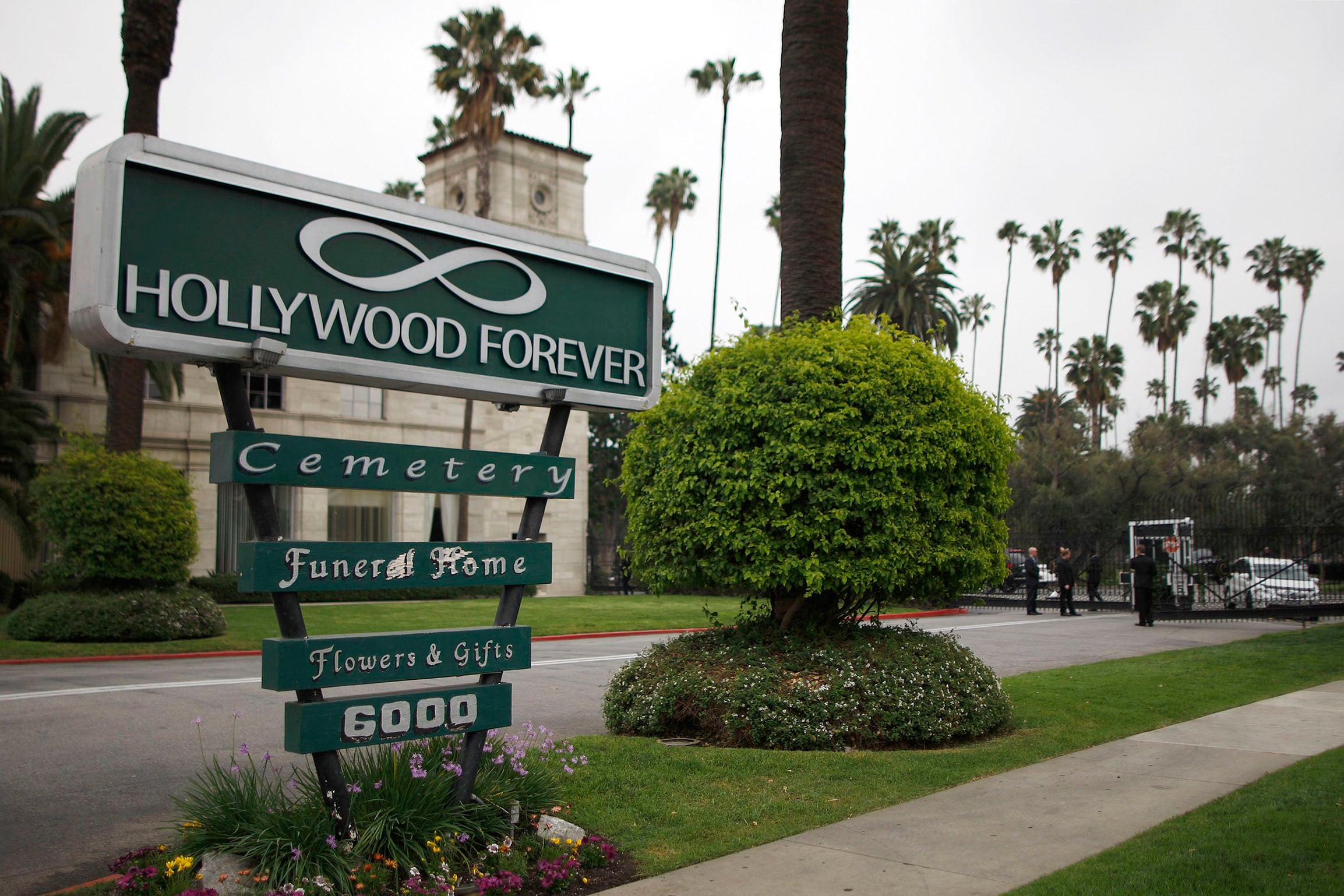 The final resting place of L'Wren Scott, at the Hollywood Forever Cemetary