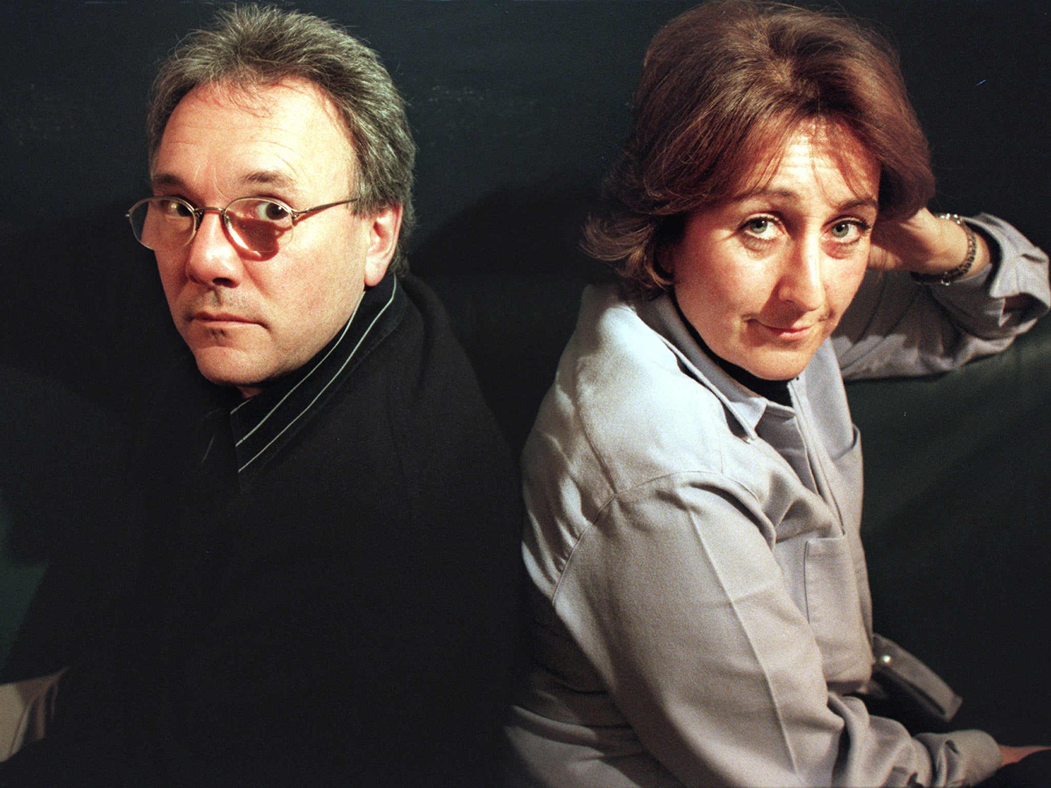 Sinclair and Trevor Horn: the success of ‘Relax’, their first hit, ‘was all down to her hard work,’ Horn said