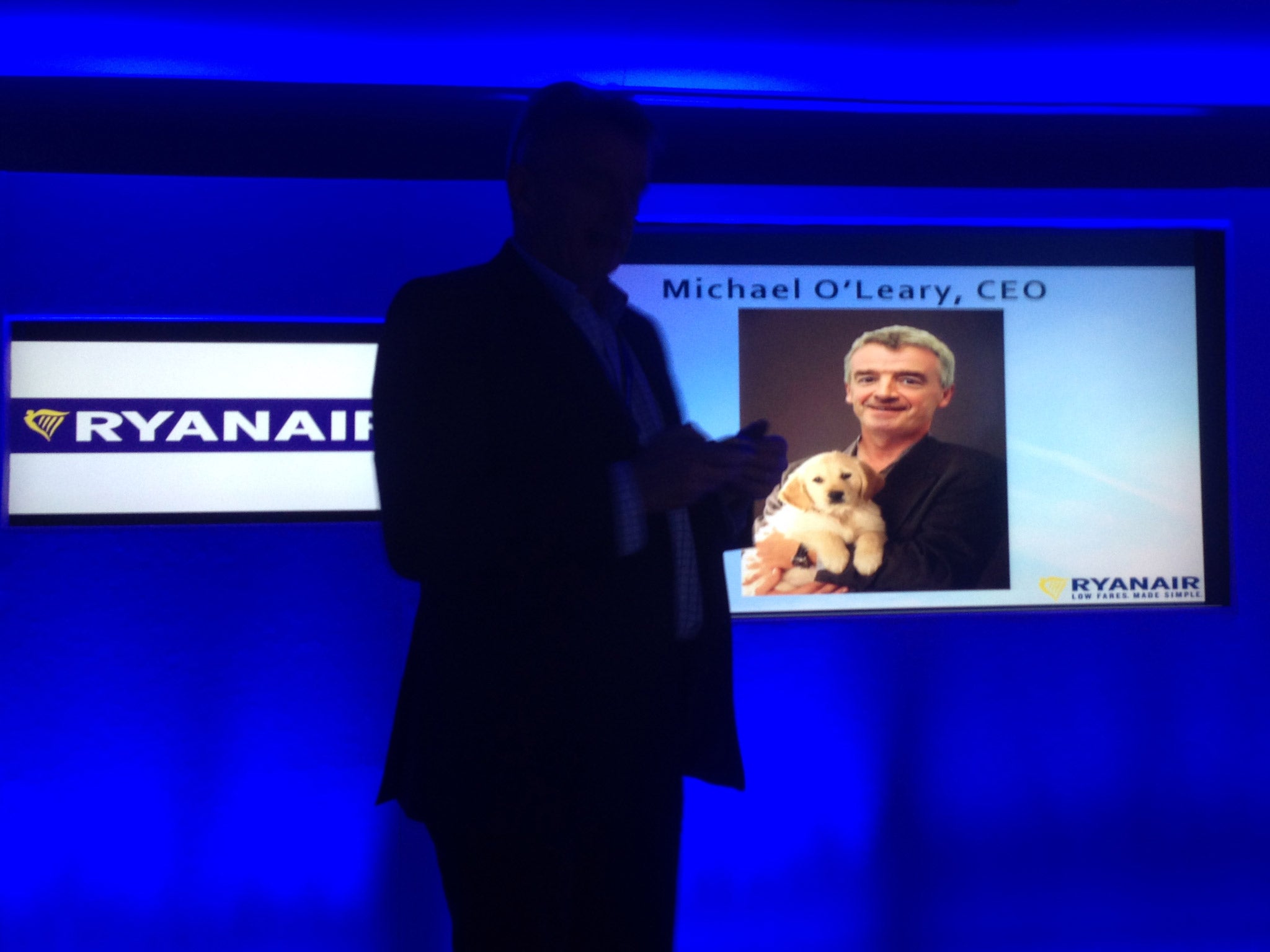 O'leary presents a new, cuddlier image for Ryanair