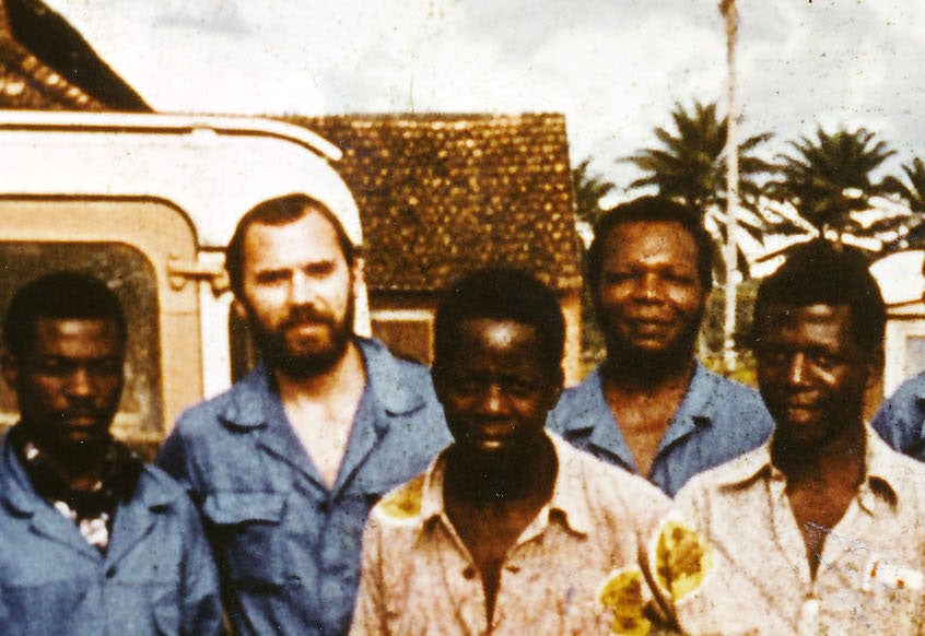 Peter Piot in Yambuku, northern Congo (then Zaire), in 1976, where he was part of the original team to discover the Ebola virus