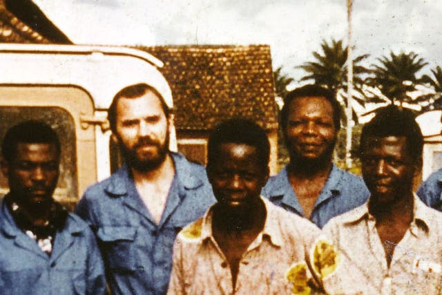 Peter Piot in Yambuku, northern Congo (then Zaire), in 1976, where he was part of the original team to discover the Ebola virus