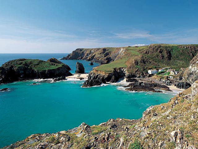 Double jeopardy: Kynance Cove in Cornwall