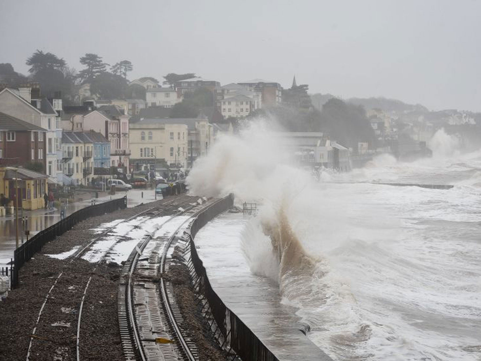 Storm force 10: the Great Western line at Dawlish