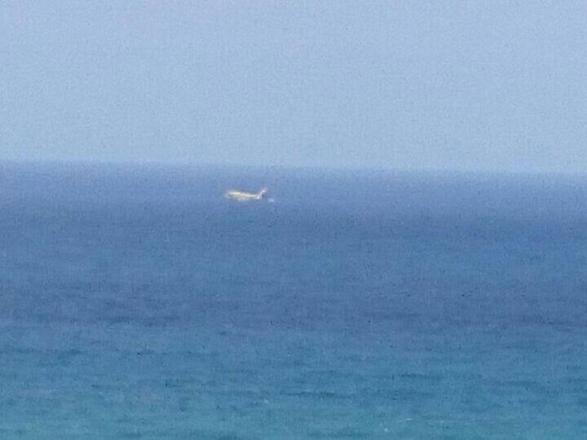 A tug boat that was mistaken for a passenger jet two miles off the coast of Gran Canaria
