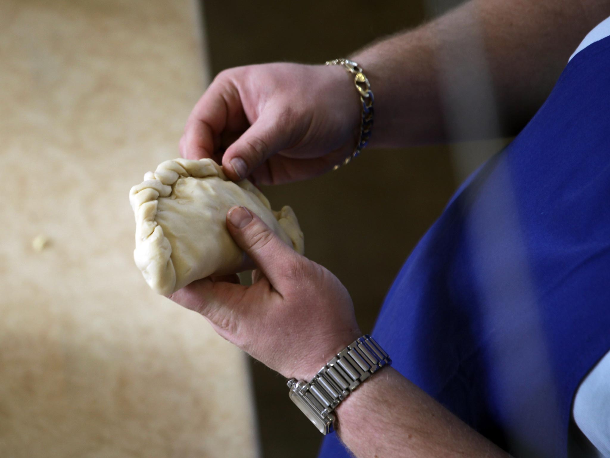 Crimping my style: Making pasties the traditional way (Getty)