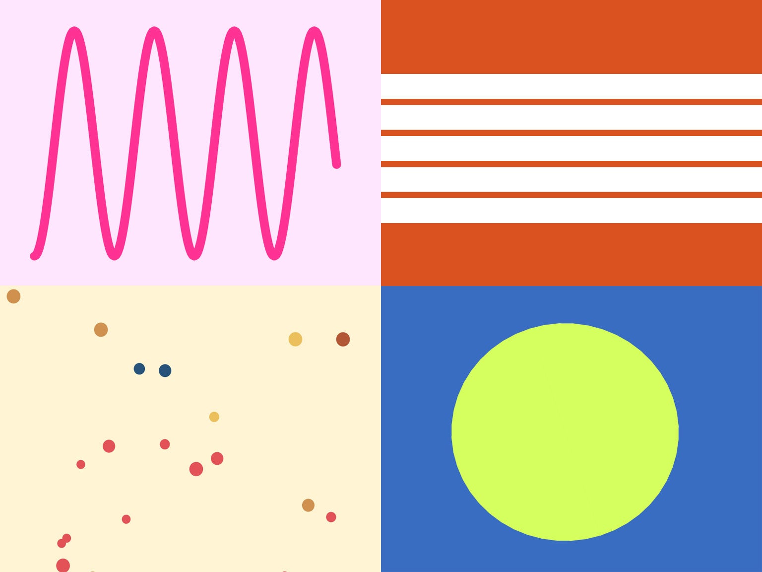 Patatap's bright animations are meant to evoke the concept of synesthesia