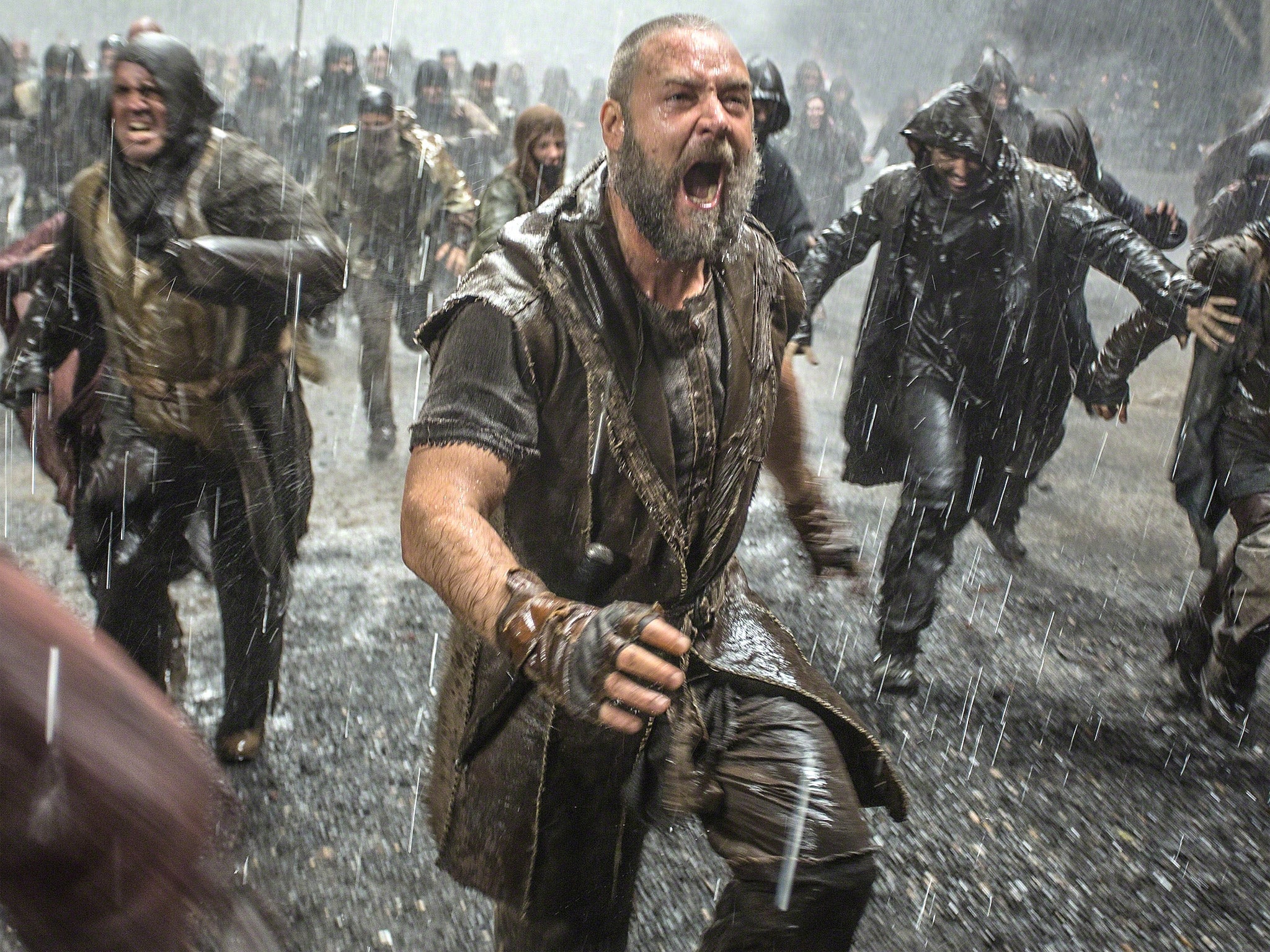 Why was a screening of the film 'Noah' cancelled in Exeter on 7 April?