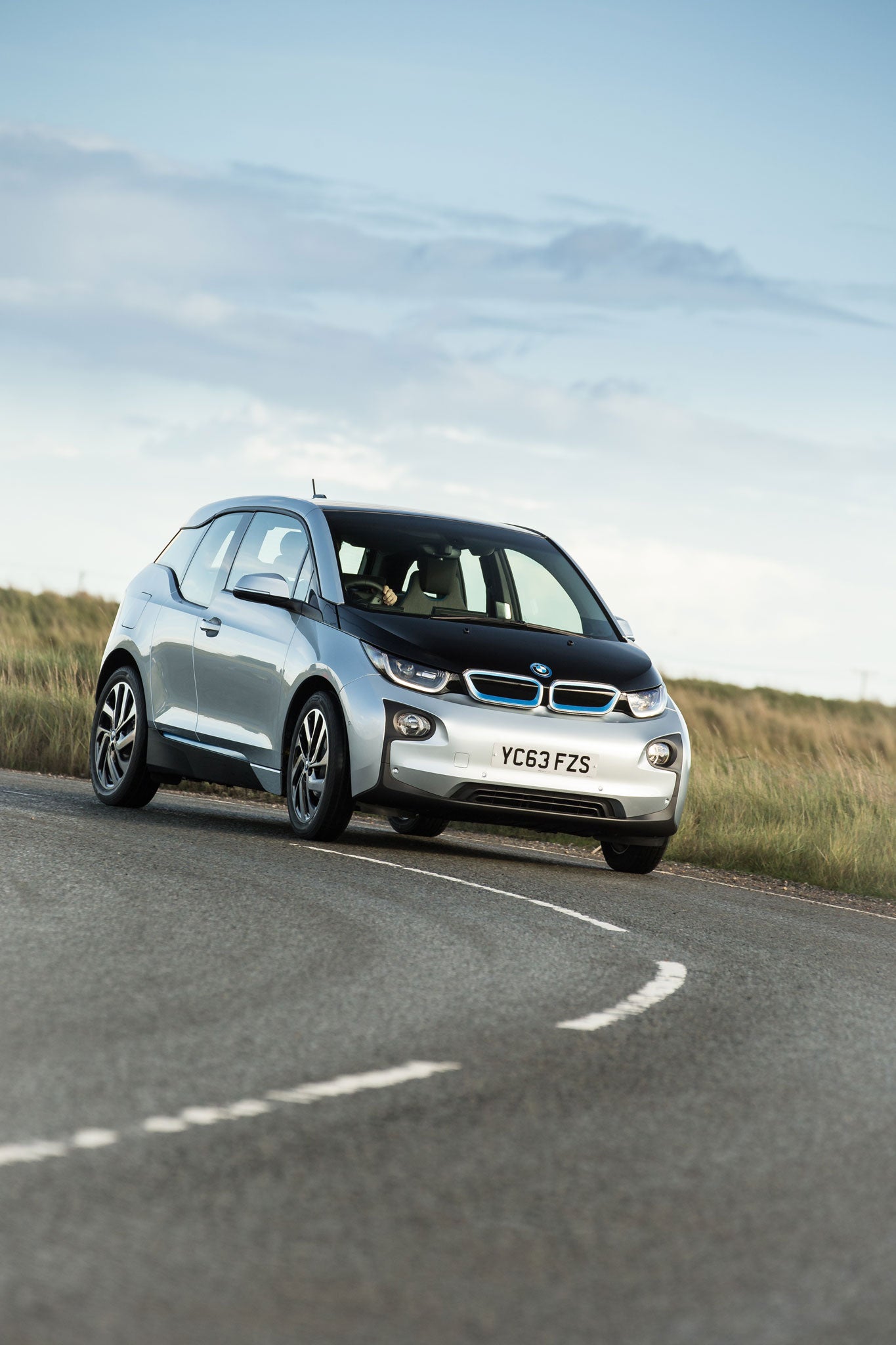 The i3 steers, rides and handles corners as you would expect of a small BMW