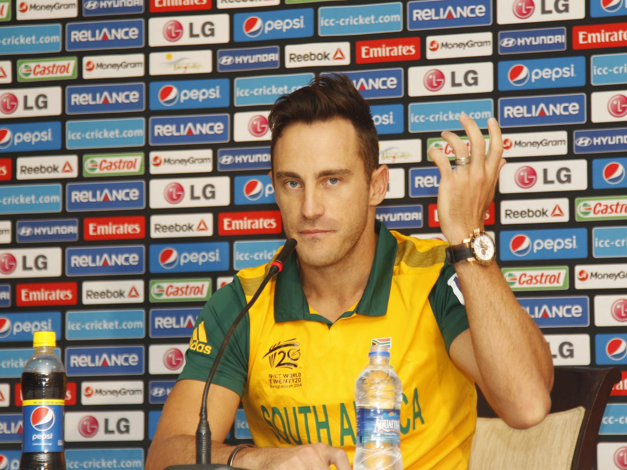 South Africa’s captain Faf du Plessis has been banned due to his team’s slow over rate