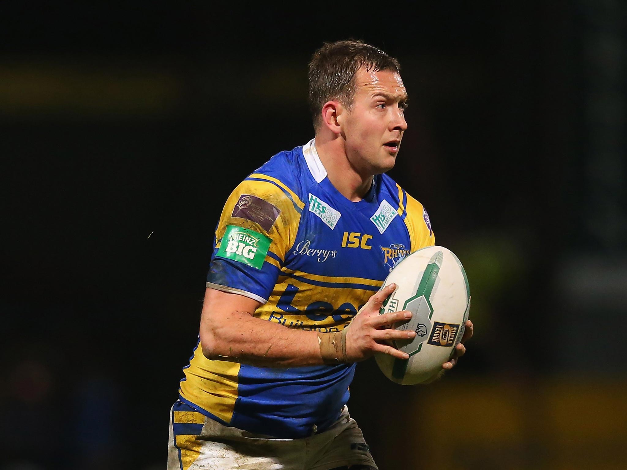 Danny McGuire’s try gave Leeds the early advantage at Langtree Park but they were pegged back by St Helens