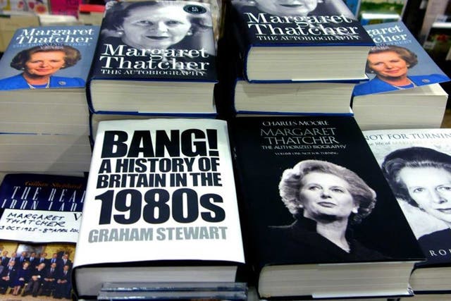 Death of the doorstop: Politicians no longer lend themselves to huge biographies, unlike Margaret Thatcher 