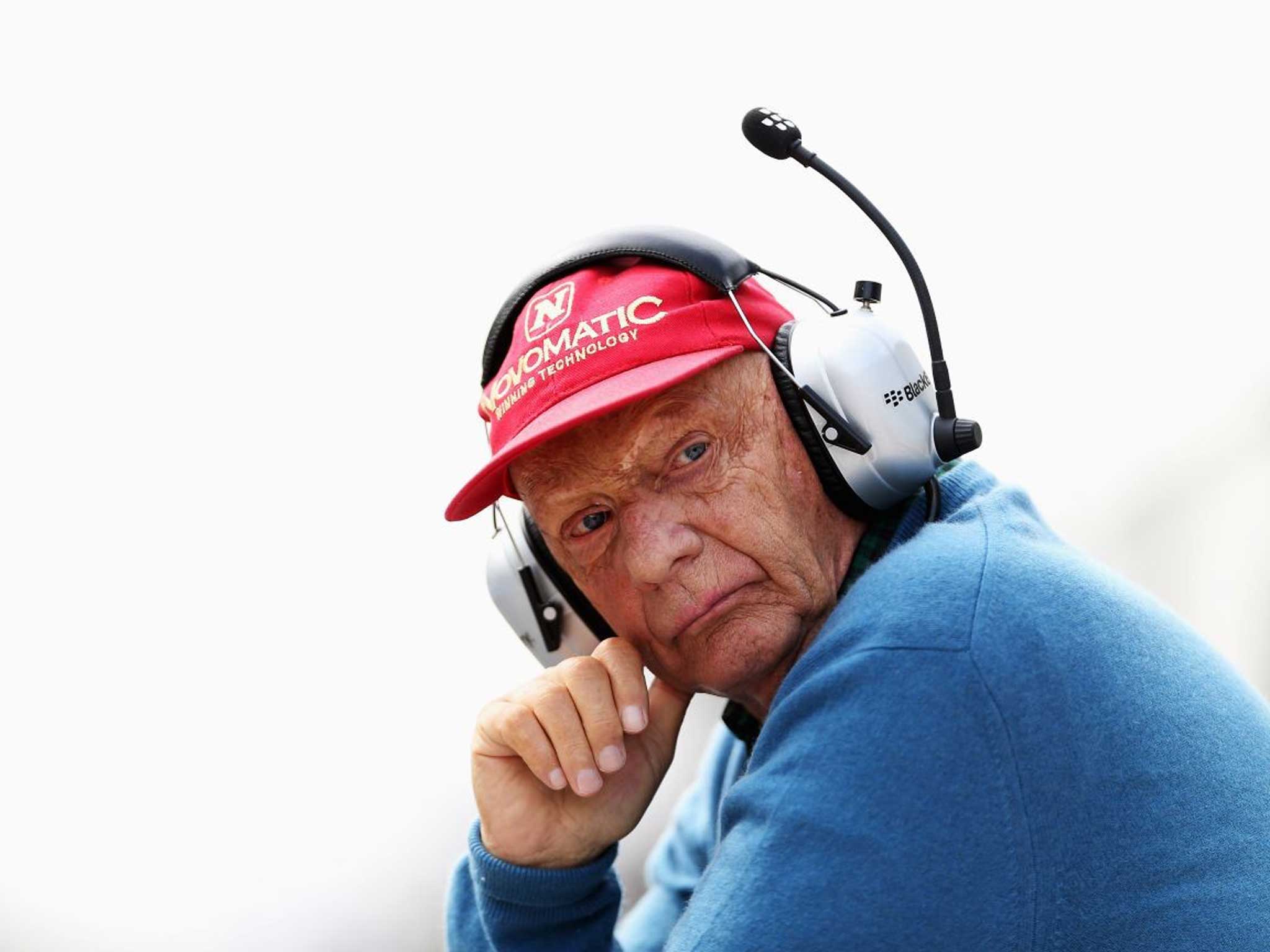 A big noise: As chairman of Mercedes F1 and a former world champion, Niki Lauda is perfectly placed to challenge the conventional