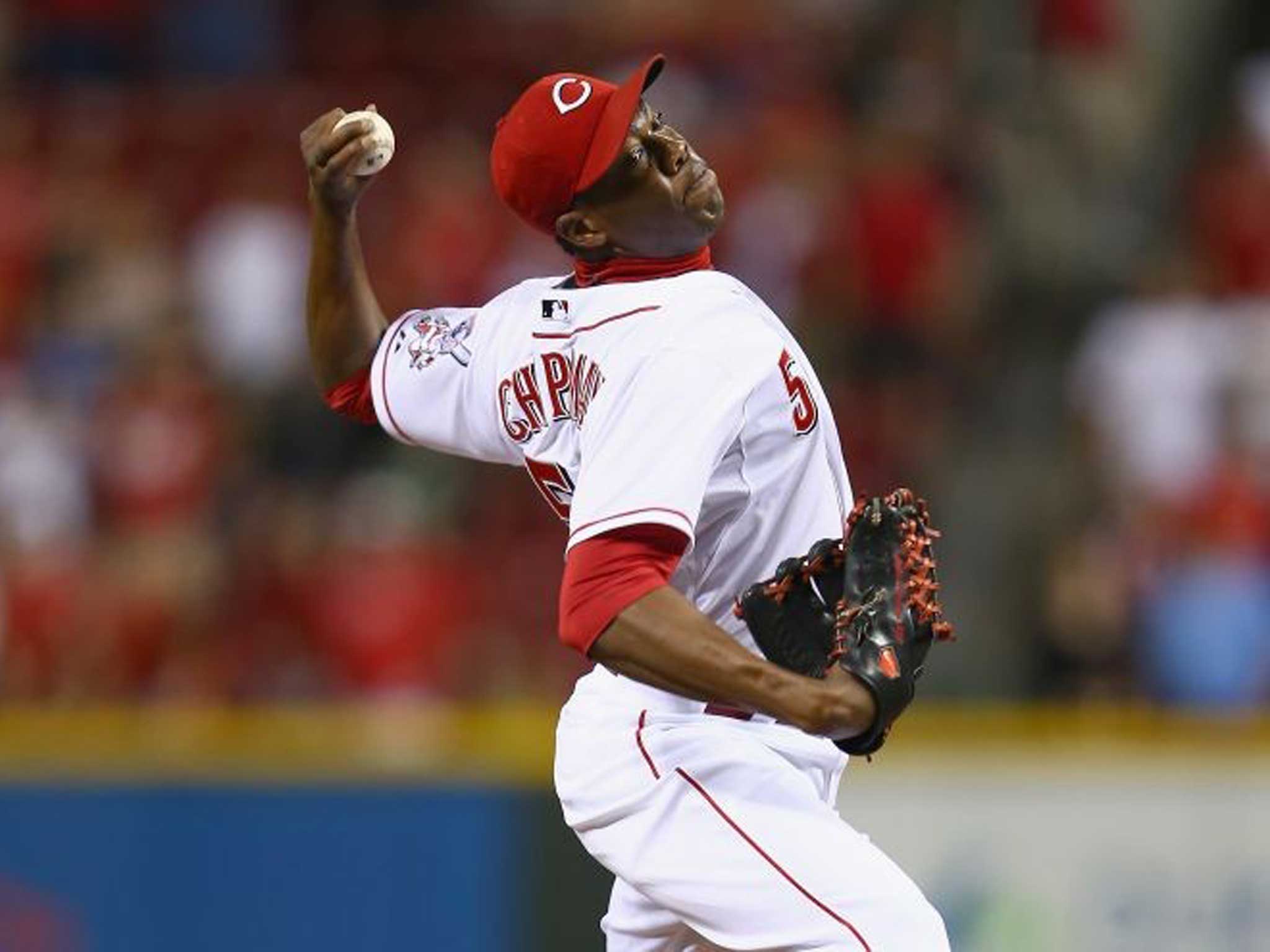 Life's a pitch: Aroldis Chapman needed a plate inserted in his head after being struck by a ball