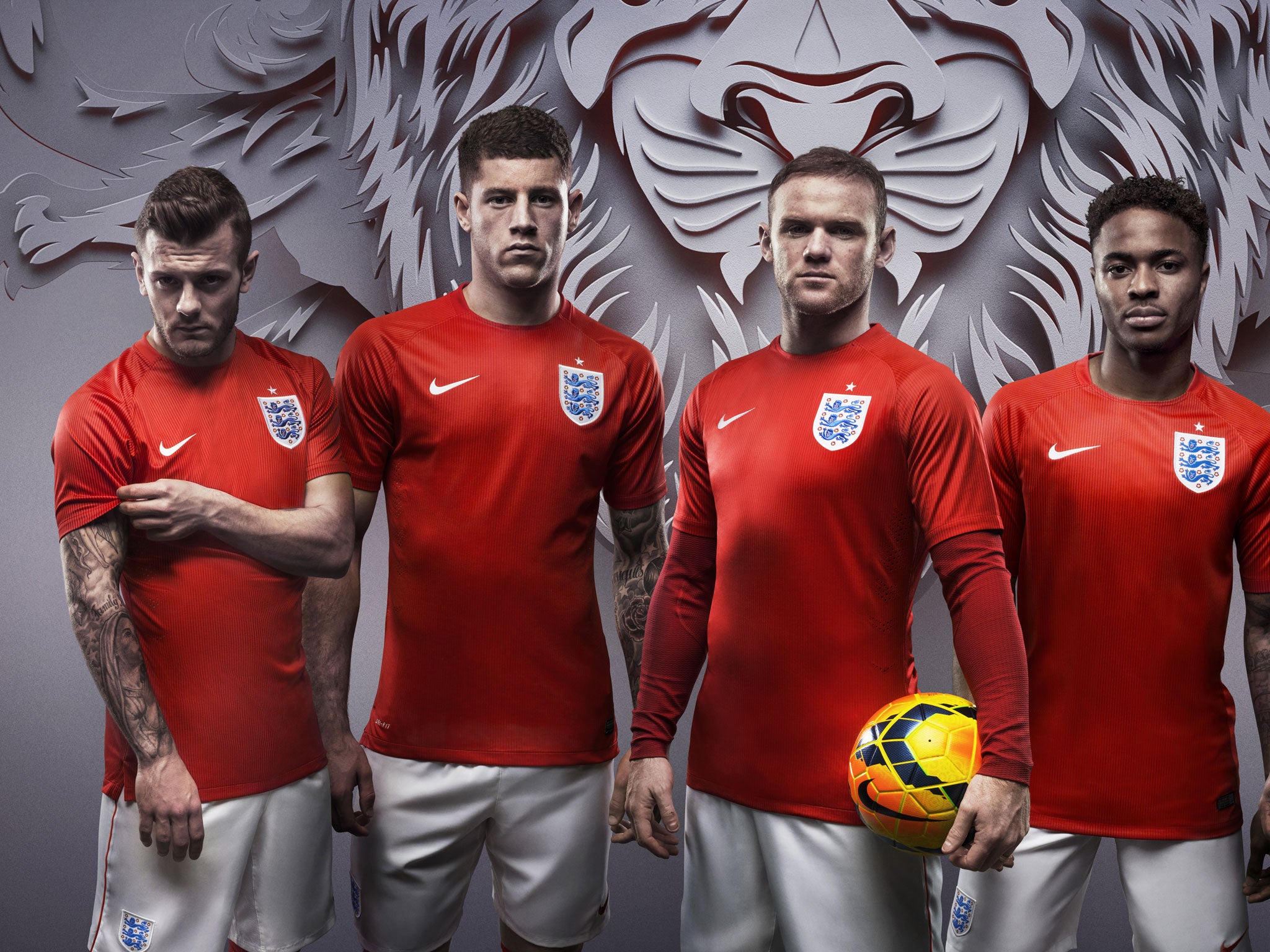 Neville Brody designs typeface for England 2014 football kit