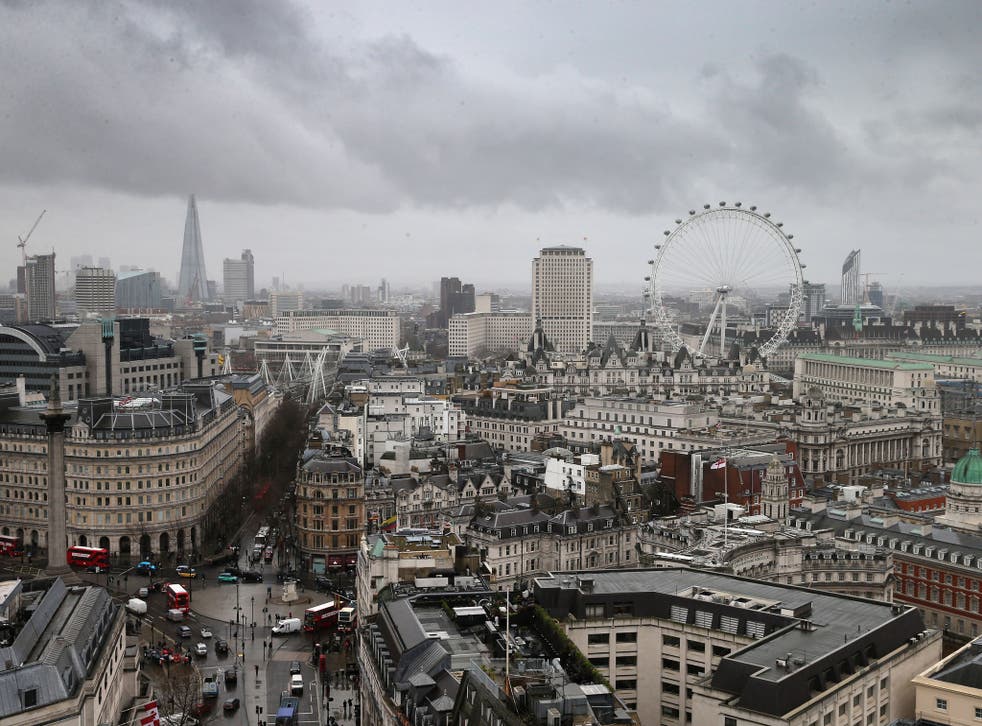 Britons had split opinions over whether London could be classed as a romantic destination