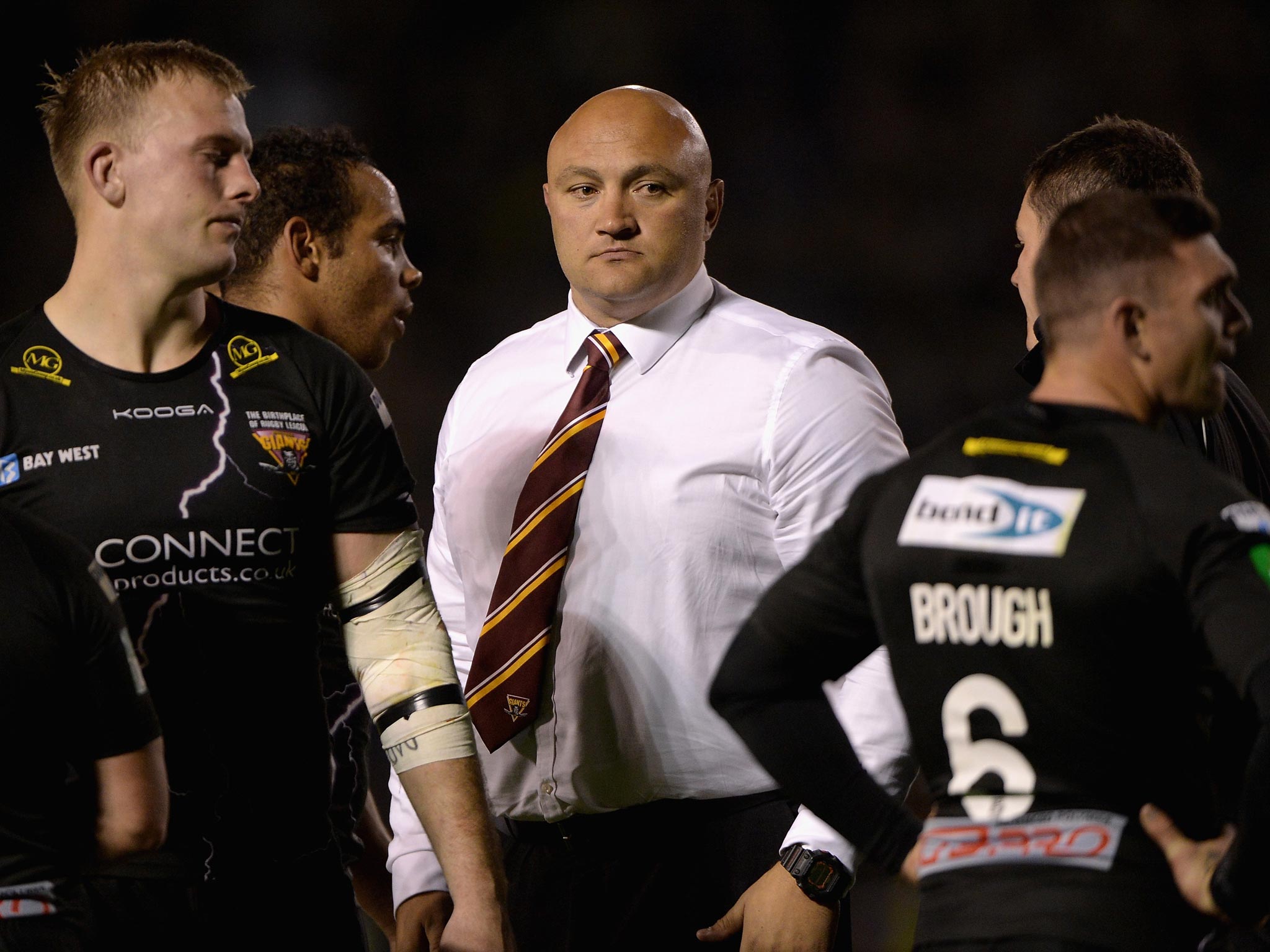 Huddersfield Giants coach Paul Anderson was left fuming that his side let a lead slip in the 33-14 defeat to Warrington Wolves