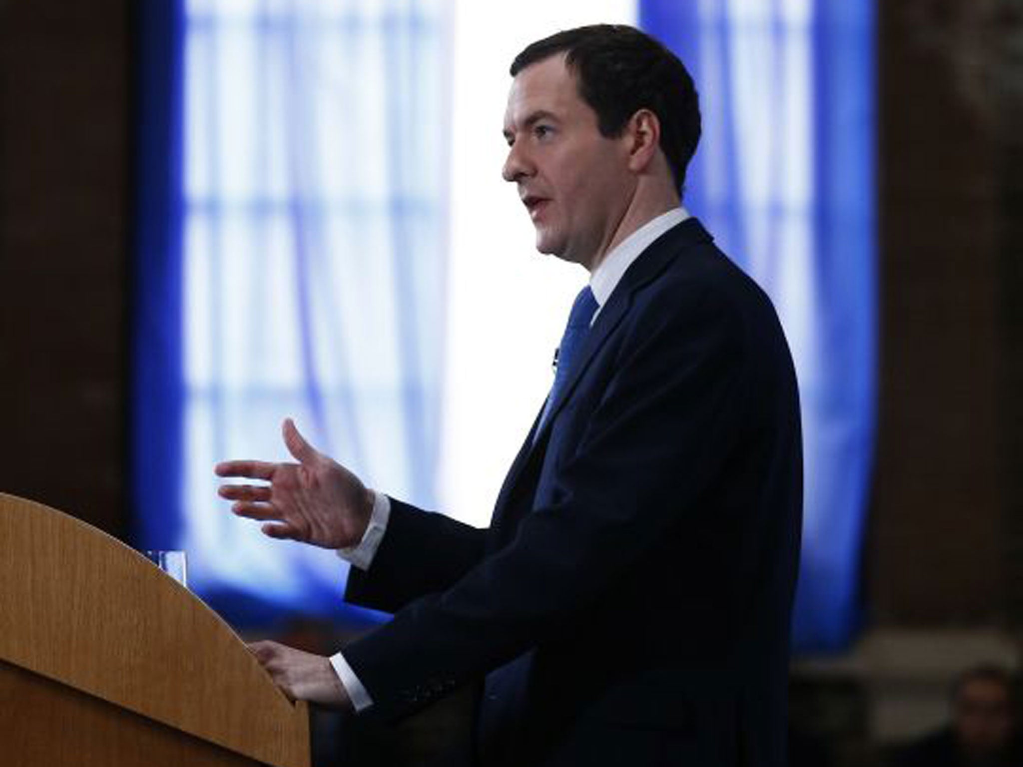 George Osborne told workers at Tilbury Docks he wanted to create jobs