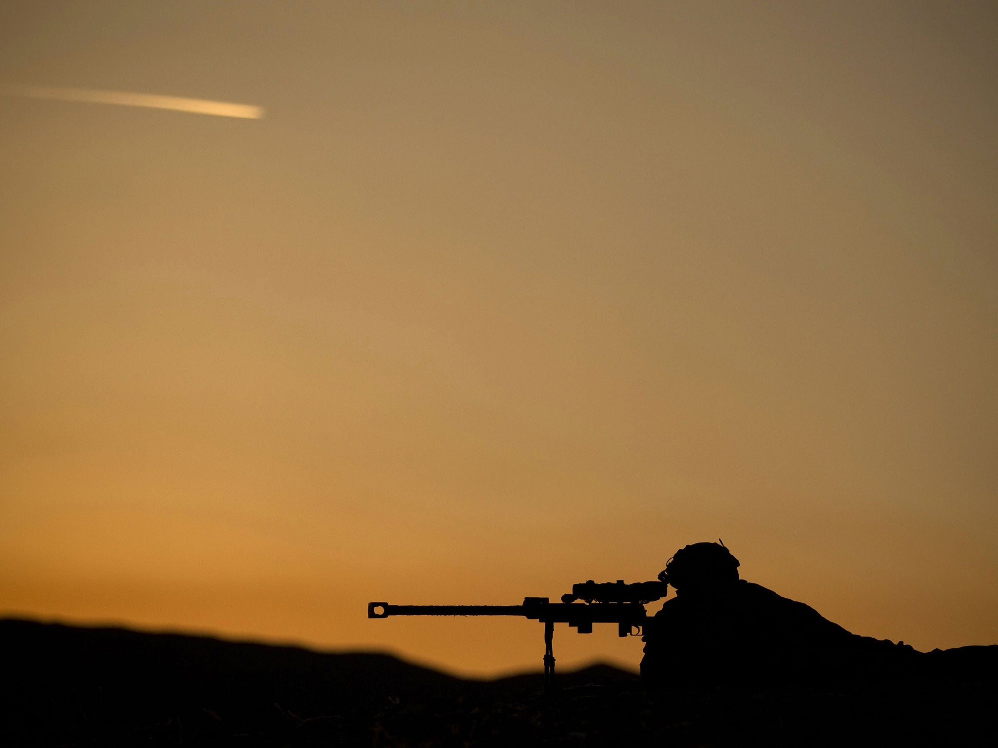 The shot was fired at a range of 850 metres by a lance corporal in the Coldstream Guards