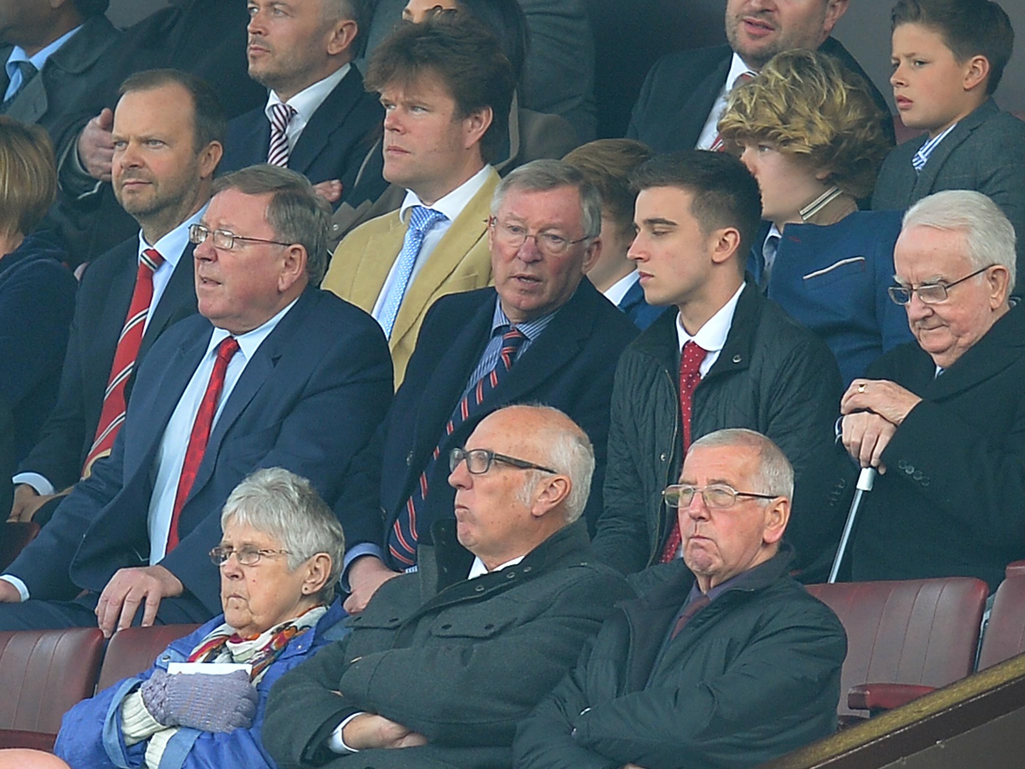 Sir Alex Ferguson has been a regular at Manchester United matches since his retirement