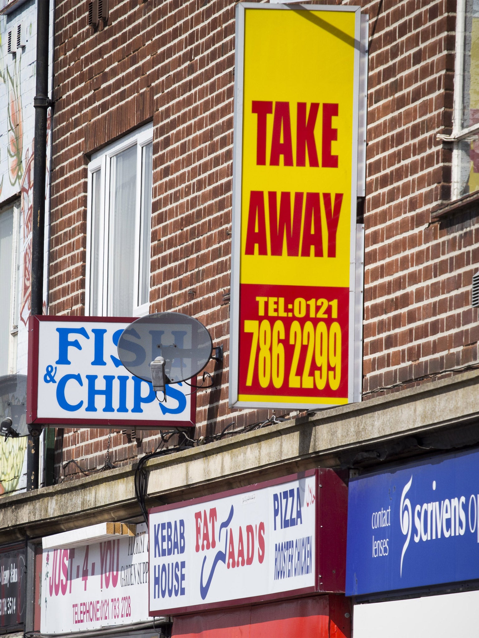 More than one in five shops in Lea Village are takeaways