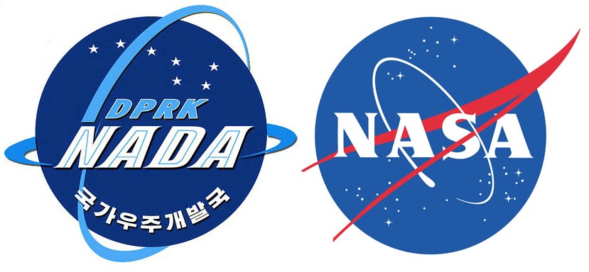 The Nada and Nasa logos are not dissimilar in design