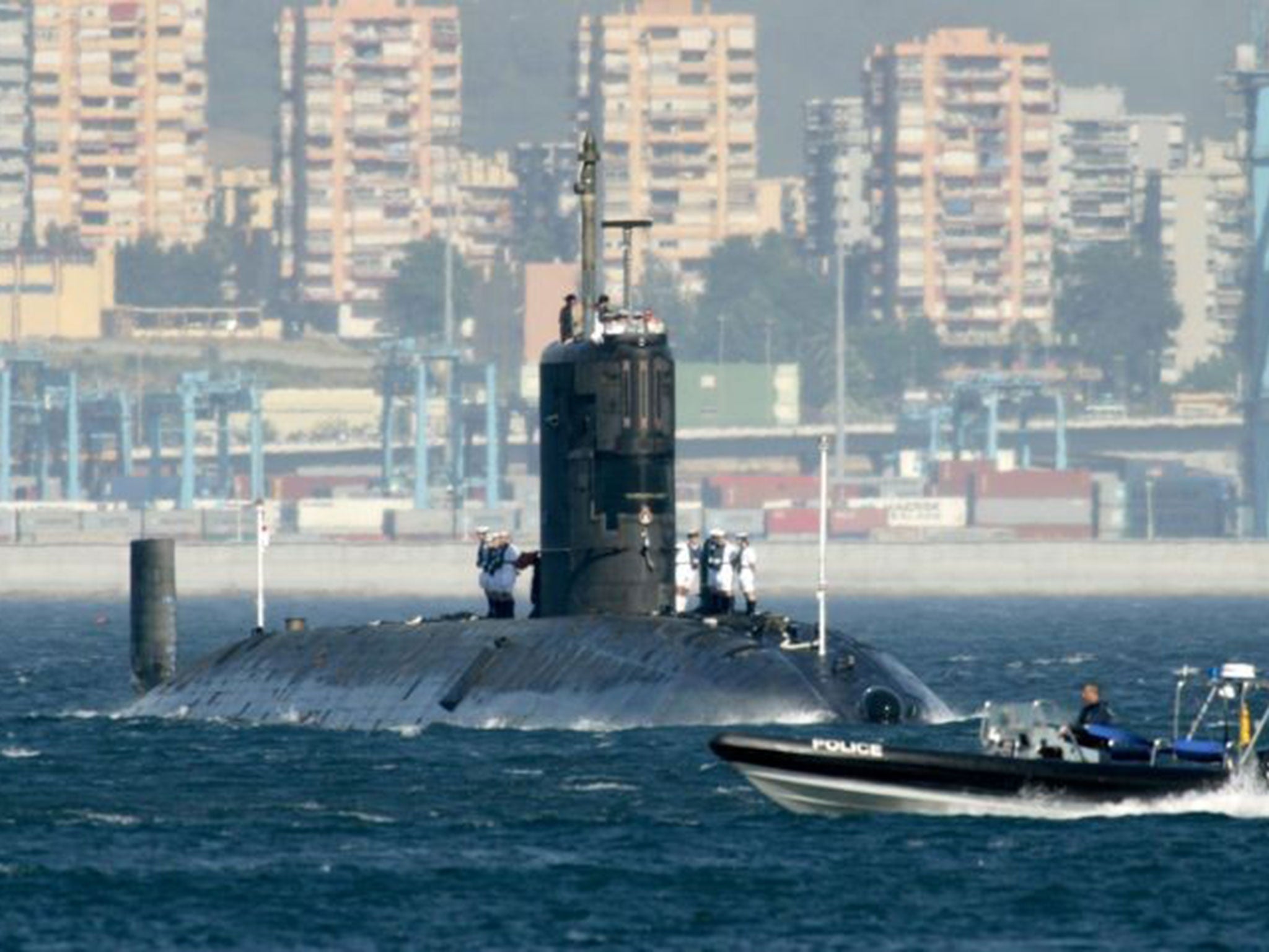Royal Navy nuclear submarine HMS Tireless has joined the hunt