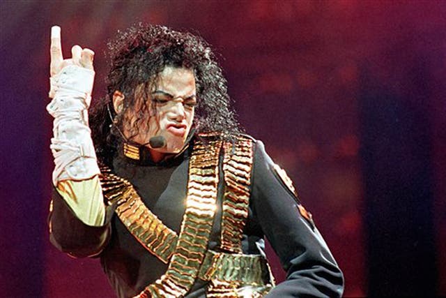 Michael Jackson performs during his 'Dangerous' tour in Bangkok